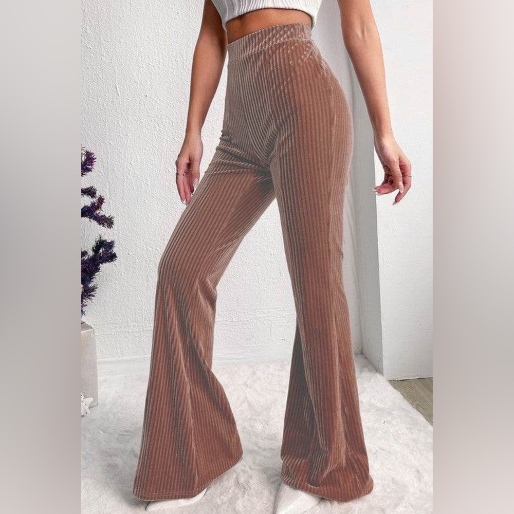 Velvet Champagne Flares